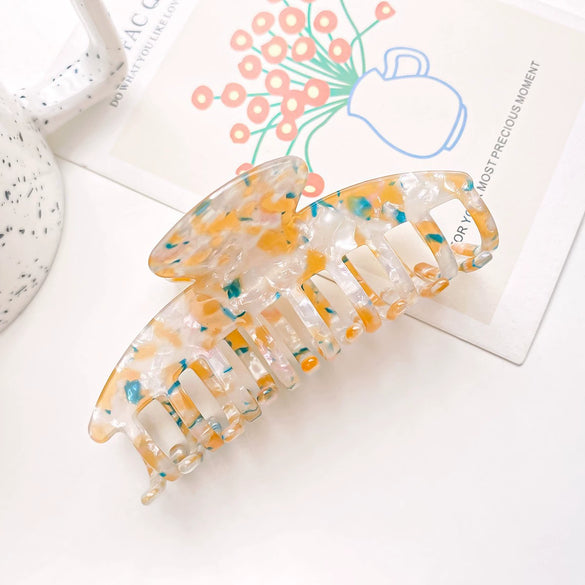 Women's Vintage Geometric Handmade Pvc Hair Grab Clip Jewelry Hair Accessories