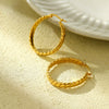 Women's Vintage Geometric Stainless Steel Electroplated Earrings Jewelry