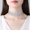 Women's Vintage Geometric Zircon Necklace Elegant Electroplated Copper Clavicle Chain With Mixed Gemstone Pendant