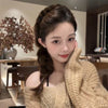 Women's Vintage Leopard Plush Handmade Hair Band