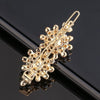 Women's Vintage Pearl Bow Frog Clip Hair Accessory Electroplated Alloy Hairpin For Bangs