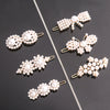 Women's Vintage Pearl Bow Frog Clip Hair Accessory Electroplated Alloy Hairpin For Bangs