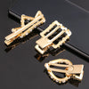 Women's Vintage Pearl Duckbill Hair Clip With Rhinestone Detail Elegant Simple Side Clasp Hair Accessory