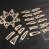 Women's Vintage Pearl Duckbill Hair Clip With Rhinestone Detail Elegant Simple Side Clasp Hair Accessory