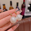 Women's Vintage Pearl Earrings With 925 Silver Needles Alloy Material Geometric Heart Bow Star Shape Electroplating