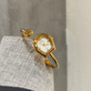 Women's Vintage Retro Archshaped Watch With Zinc Alloy Case And Strap And Stainless Steel Buckle