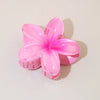Women's Vintage Style Plumeria Flower Hair Clip Ps Material Baking Paint Process