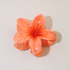 Women's Vintage Style Plumeria Flower Hair Clip Ps Material Baking Paint Process