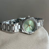 Women's Vintage Style Round Dial Alloy Case Steel Band Wristwatch With Pointer Display And Butterfly Double Snap Buckle