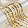 Women's Vintage Wave Pattern Titanium Steel And Stainless Steel 18K Gold Electroplated Bracelet