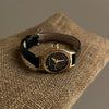 Women's Watch Alloy Case Copper Strap Oval Dial Medieval Style