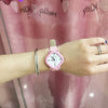 Women's Watch Alloy Case Genuine Leather Strap Rhombus Dial Fashion Simple Casual