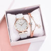 Women's Watch Alloy Case Imitation Leather Strap Round Dial Leisure Style Sunflower Design Quartz