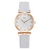 Women's Watch Alloy Case Imitation Leather Strap Round Dial Leisure Style Sunflower Design Quartz