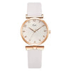 Women's Watch Alloy Case Imitation Leather Strap Round Dial Leisure Style Sunflower Design Quartz