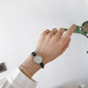 Women's Watch Alloy Case Imitation Leather Strap Round Dial Leisure Style