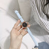 Women's Watch Alloy Case Imitation Leather Strap Round Dial Leisure Style