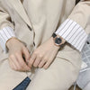 Women's Watch Alloy Case Imitation Leather Strap Round Dial Leisure Style