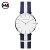 Women's Watch Alloy Case Stainless Steel Clasp Pu Strap Round Dial Simple Fashion Waterproof