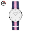 Women's Watch Alloy Case Stainless Steel Clasp Pu Strap Round Dial Simple Fashion Waterproof