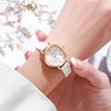 Women's Watch Alloy Imitation Leather Stainless Steel Round Leisure Luminous Non Mechanical
