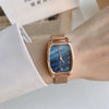 Women's Watch Alloy Stainless Steel Barrel Dial Retro Simple Elegant Leisure Style
