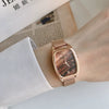 Women's Watch Alloy Stainless Steel Barrel Dial Retro Simple Elegant Leisure Style