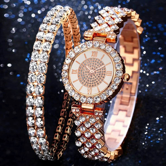 Women's Watches Alloy Gold Pin Buckle Round Dial Leisure Style