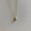 Women's Water Drop Sterling Silver Clavicle Chain With Geometric Pattern And Platinum Plated Electroplating