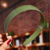 Women's Wavy Frosted Resin Hair Hoop Headband Solid Color Nonslip Hairband Handmade Simple Everyday Hair Accessory