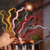Women's Wavy Frosted Resin Hair Hoop Headband Solid Color Nonslip Hairband Handmade Simple Everyday Hair Accessory