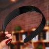 Women's Wavy Frosted Resin Hair Hoop Headband Solid Color Nonslip Hairband Handmade Simple Everyday Hair Accessory