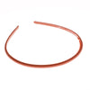 Women's Wavy Frosted Resin Hair Hoop Headband Solid Color Nonslip Hairband Handmade Simple Everyday Hair Accessory