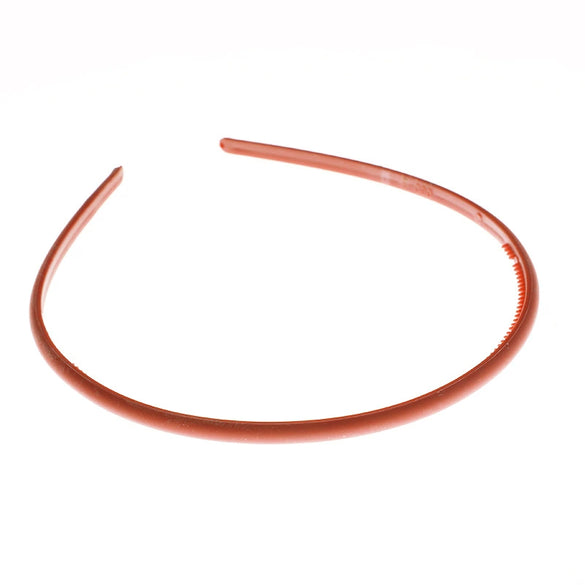 Women's Wavy Frosted Resin Hair Hoop Headband Solid Color Nonslip Hairband Handmade Simple Everyday Hair Accessory