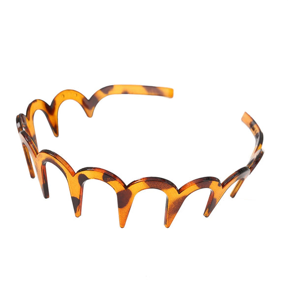 Women's Wavy Headband Pc Material Baking Paint Process
