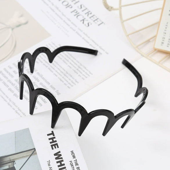 Women's Wavy Headband Pc Material Baking Paint Process