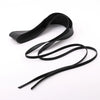 Women's Wide Imitation Leather Waist Belt With Double Ring Bow Design For Elegant Fashion Outfits