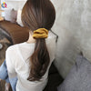 Women's Wool And Cloth Handmade Striped Large Intestine Hair Ring Hair Accessories