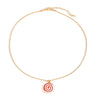 Women's Zinc Alloy Christmas Pendant Necklace With Snowflake Bell And Tree Motifs Dripping Oil Finish Simple Fashion Jewelry