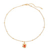 Women's Zinc Alloy Christmas Pendant Necklace With Snowflake Bell And Tree Motifs Dripping Oil Finish Simple Fashion Jewelry