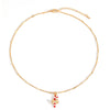 Women's Zinc Alloy Christmas Pendant Necklace With Snowflake Bell And Tree Motifs Dripping Oil Finish Simple Fashion Jewelry