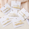 Women's Zinc Alloy Electroplated Casual Fashion Side Clip Hair Accessory With Sweet Girl Style And Plants Flowers Design