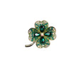 Women's Zinc Alloy Fourleaf Clover Artistic Literary Style Electroplating Brooch