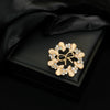 Women's Zinc Alloy Geometric Bow Diamondstudded Electroplated Fashion Collar Pin Brooch