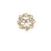 Women's Zinc Alloy Geometric Bow Diamondstudded Electroplated Fashion Collar Pin Brooch