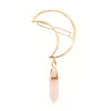 Women's Zinc Alloy Geometric Moon And Hexagonal Pendant Hairpin Retro Minimalist Hair Accessory