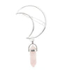 Women's Zinc Alloy Geometric Moon And Hexagonal Pendant Hairpin Retro Minimalist Hair Accessory