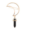 Women's Zinc Alloy Geometric Moon And Hexagonal Pendant Hairpin Retro Minimalist Hair Accessory