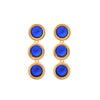Women's Zinc Alloy Geometric Pendant Earrings With Diamond Design And Processing