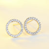Women's Zinc Alloy Leaf And Floral Geometric Earrings With Rhinestone Embellishment And Elegant Statement Style